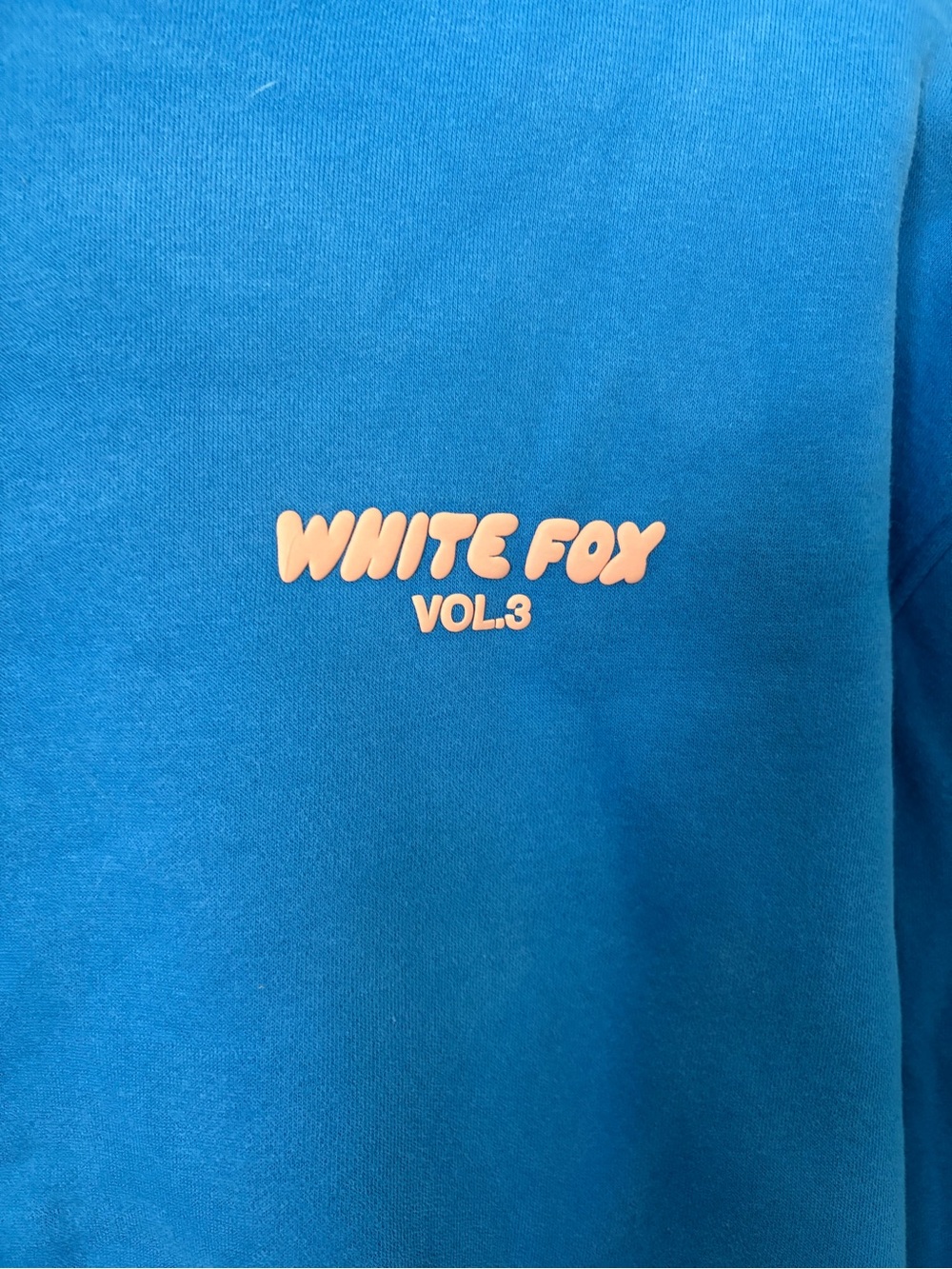White Fox Boutique Bright Blue Logo Hoodie - Picture 4 of 7